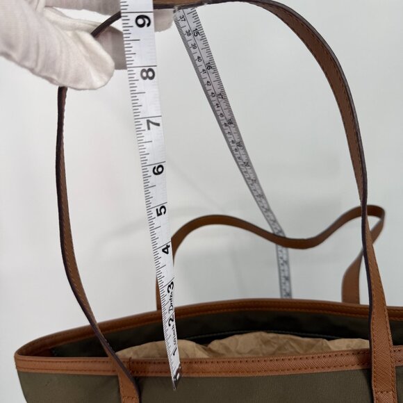 MK Michael Kors Kempton Nylon Tote Army Green - Picture 5 of 11